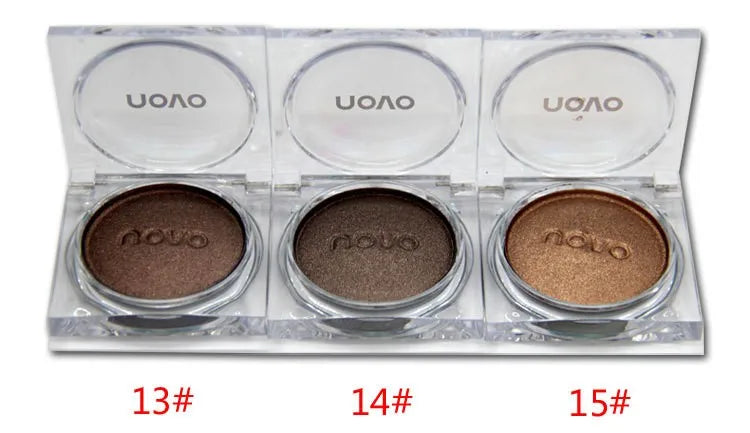 Monochrome White Shiny Highlighter Palette Make Up Glitter Eyeshadow Long-Lasting Pearlescent Shimmer Brighten Bronzers Makeup