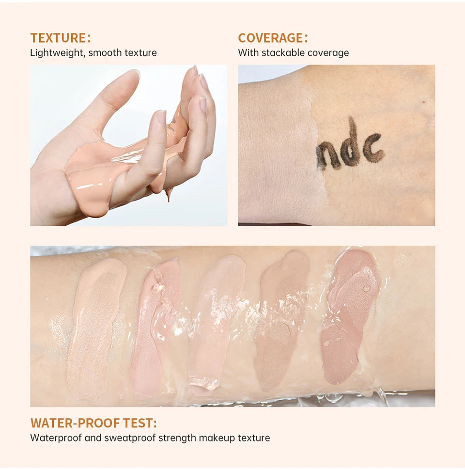 Strong Coverage Tinted Hydrator Make-up For Women Even Skin Tone Semi-matte Finish Natural Moisturizes The Skin Healthy Cosmetic