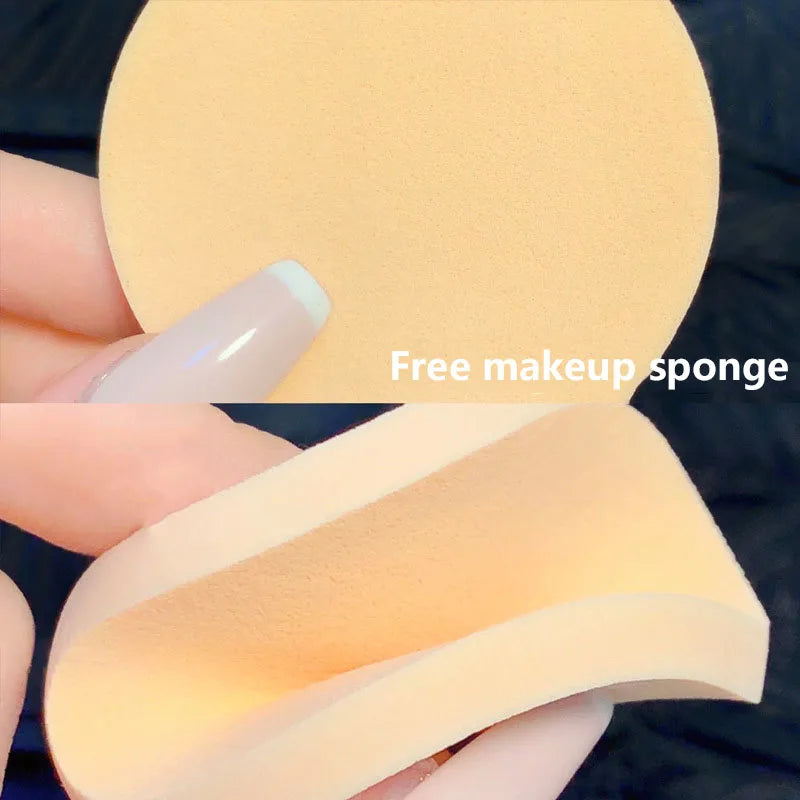 Natural Pressed Powder Transparent White Brighten Oil Control Concealer Lasting Face Makeup Setting Powder Waterproof Cosmetic