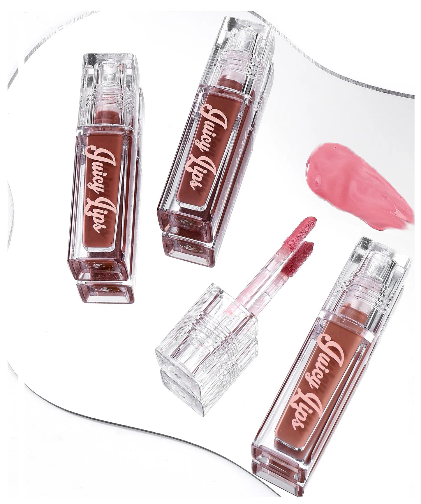 Diamond Shimmer Glitter Lip Gloss High Gloss Mirror Lip Gloss Nourishing Moisturizing Pearl Fine Flash Lip Llaze Lip Make Up