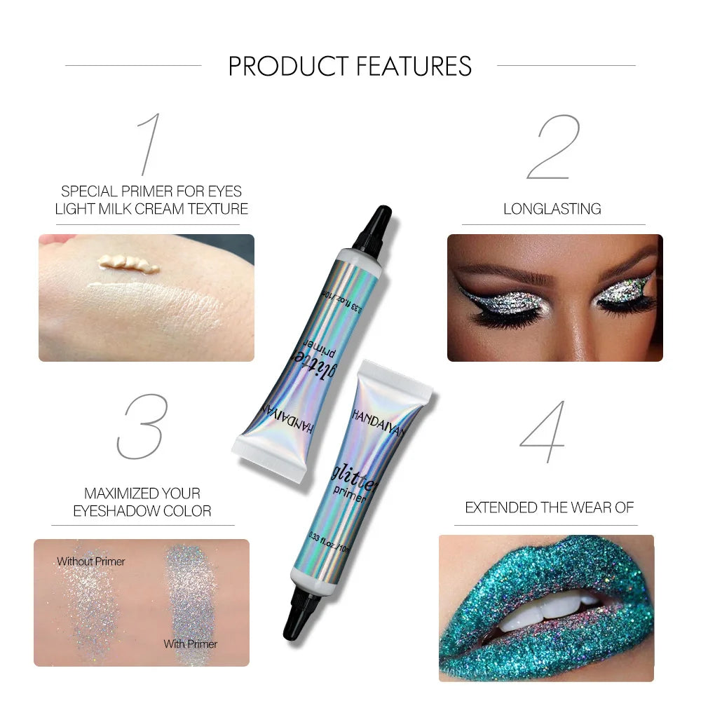 Handaiyan Eyeshadow Primer Matte Base Long Lasting Color Glitter Glue Cream Enhance Durable Eye Makeup Beauty Tools