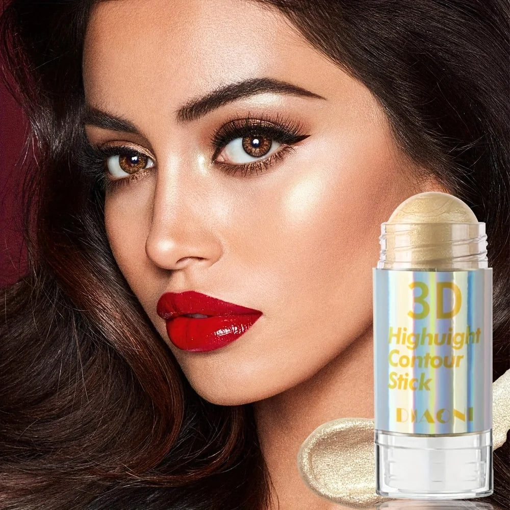 Shimmer Blush Stick Water Light Highlighter Stick Make Up Face Body Glitter Illuminator Cosmetics Face Contour Brighten Makeup