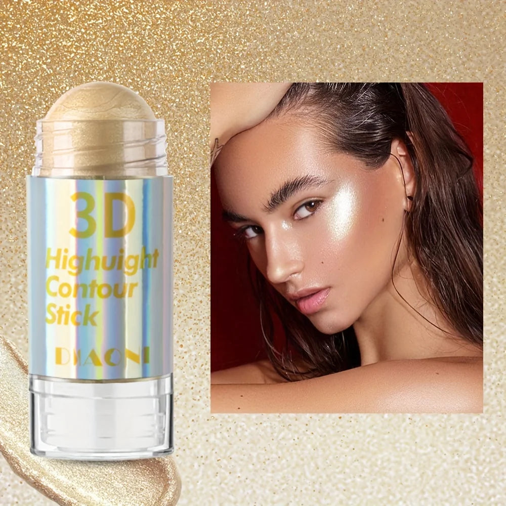 Shimmer Blush Stick Water Light Highlighter Stick Make Up Face Body Glitter Illuminator Cosmetics Face Contour Brighten Makeup