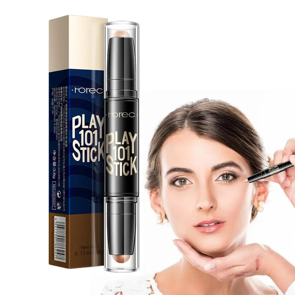 Double-Ended Contour Sticks Concealer Pen Face Make Up Waterproof Contouring Foundation Contour Makeup Concealer Stick Pencil