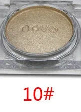 Monochrome White Shiny Highlighter Palette Make Up Glitter Eyeshadow Long-Lasting Pearlescent Shimmer Brighten Bronzers Makeup