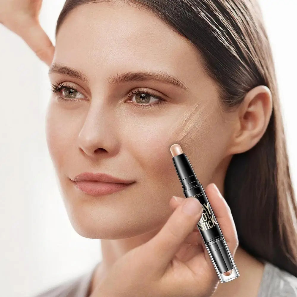 Double-Ended Contour Sticks Concealer Pen Face Make Up Waterproof Contouring Foundation Contour Makeup Concealer Stick Pencil
