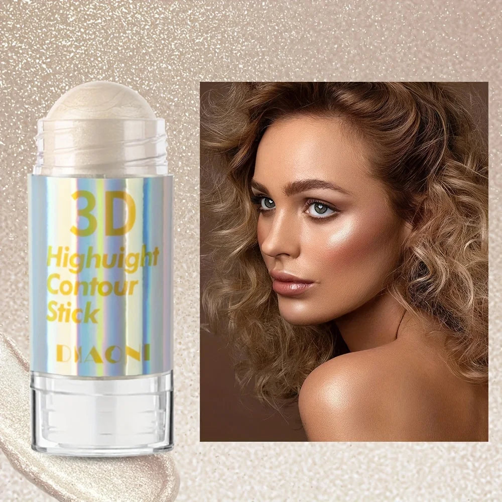 Shimmer Blush Stick Water Light Highlighter Stick Make Up Face Body Glitter Illuminator Cosmetics Face Contour Brighten Makeup