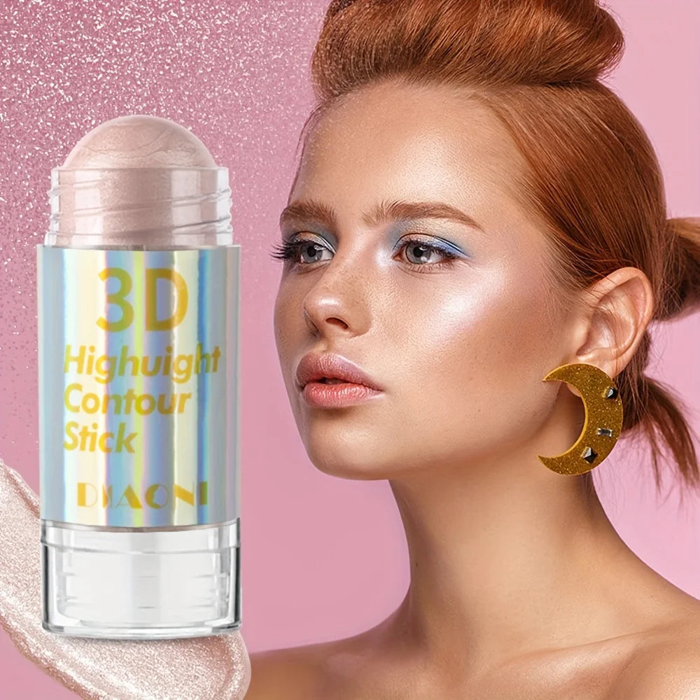 Shimmer Blush Stick Water Light Highlighter Stick Make Up Face Body Glitter Illuminator Cosmetics Face Contour Brighten Makeup
