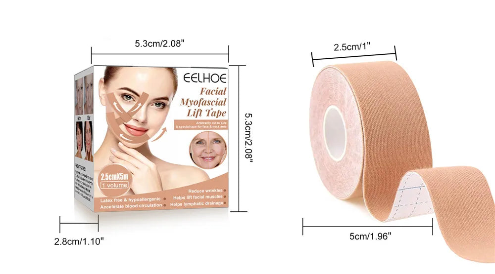 Face Lift Band Face Anti-sagging Lift Remove Eye Wrinkles V-shaped Face Breathable Lifting Face Paste Reusable Face Lift Tape