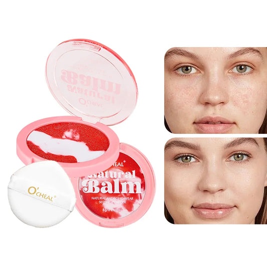 Ocheal Setting Powder Face Long Lasting Oil-controlling Contouring Powder Skin-friendly Skin Natural Cosmetics