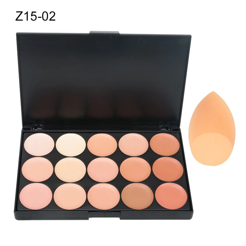 15 Colors Face Concealer Camouflage Cream Contour Palette Maquillaje Profesional Foundation Paleta Concealer