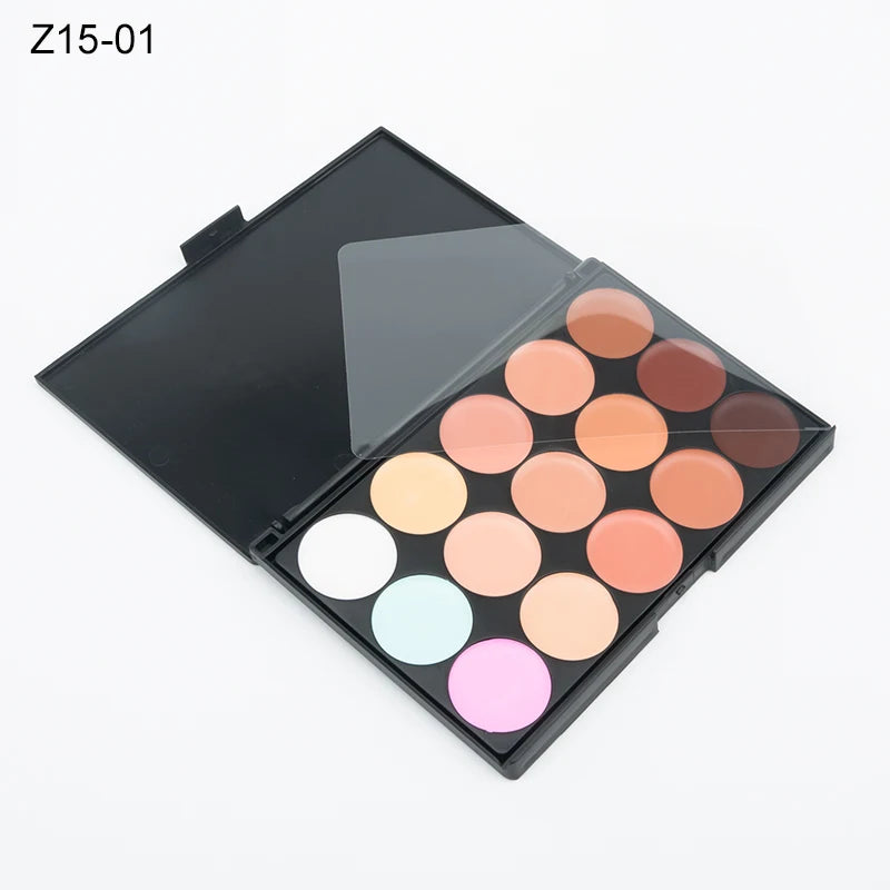 15 Colors Face Concealer Camouflage Cream Contour Palette Maquillaje Profesional Foundation Paleta Concealer