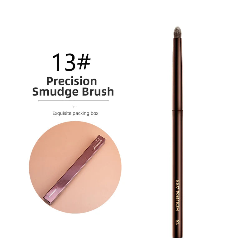 Hourglass Makeup BrushesRetractable Kabuki Brush Face Contour Foundation Buffing Brush Travel Foundation Brush with Box