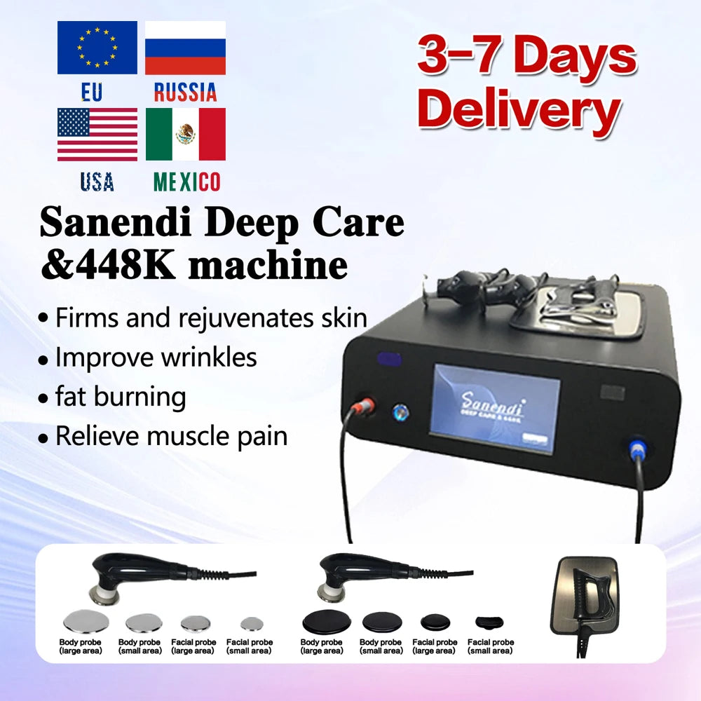 Indiba 448K Weight Loss Tecar Therapy Rf CAP RES Body Fat Removal Slimming System Facial y Corporal Radio frequency Machine