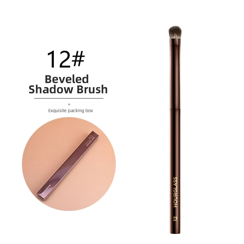 Hourglass Makeup BrushesRetractable Kabuki Brush Face Contour Foundation Buffing Brush Travel Foundation Brush with Box