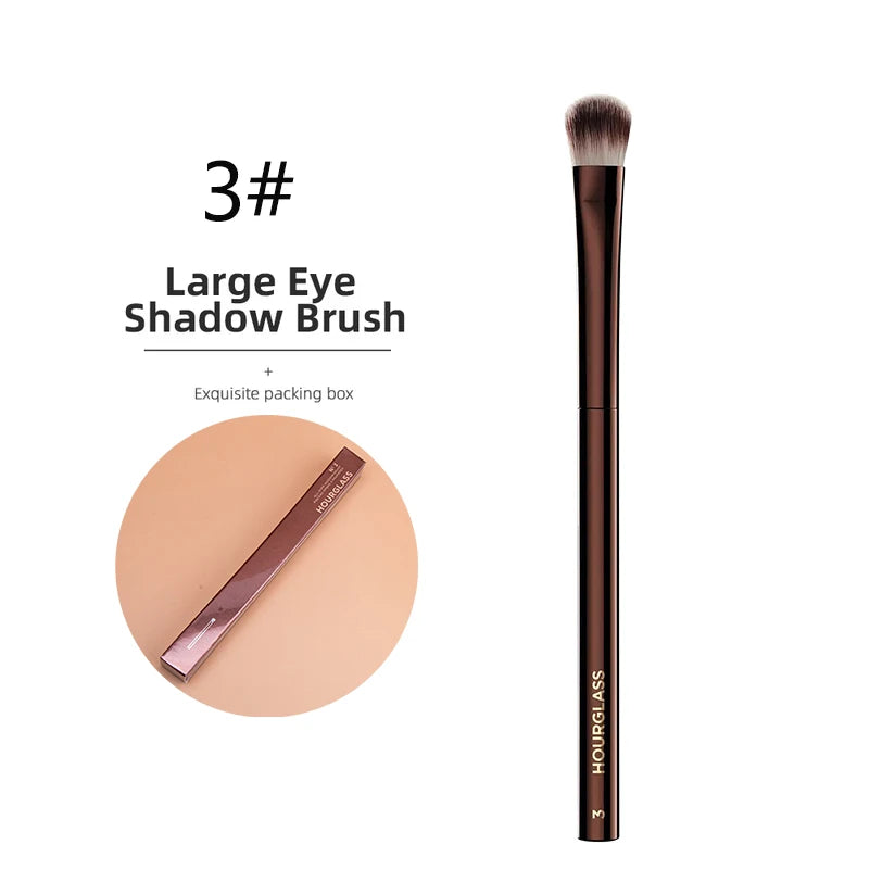 Hourglass Makeup BrushesRetractable Kabuki Brush Face Contour Foundation Buffing Brush Travel Foundation Brush with Box