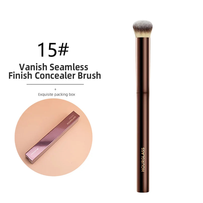 Hourglass Makeup BrushesRetractable Kabuki Brush Face Contour Foundation Buffing Brush Travel Foundation Brush with Box