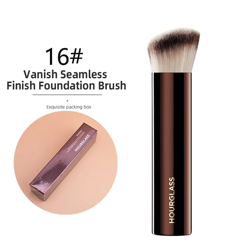 Hourglass Makeup BrushesRetractable Kabuki Brush Face Contour Foundation Buffing Brush Travel Foundation Brush with Box