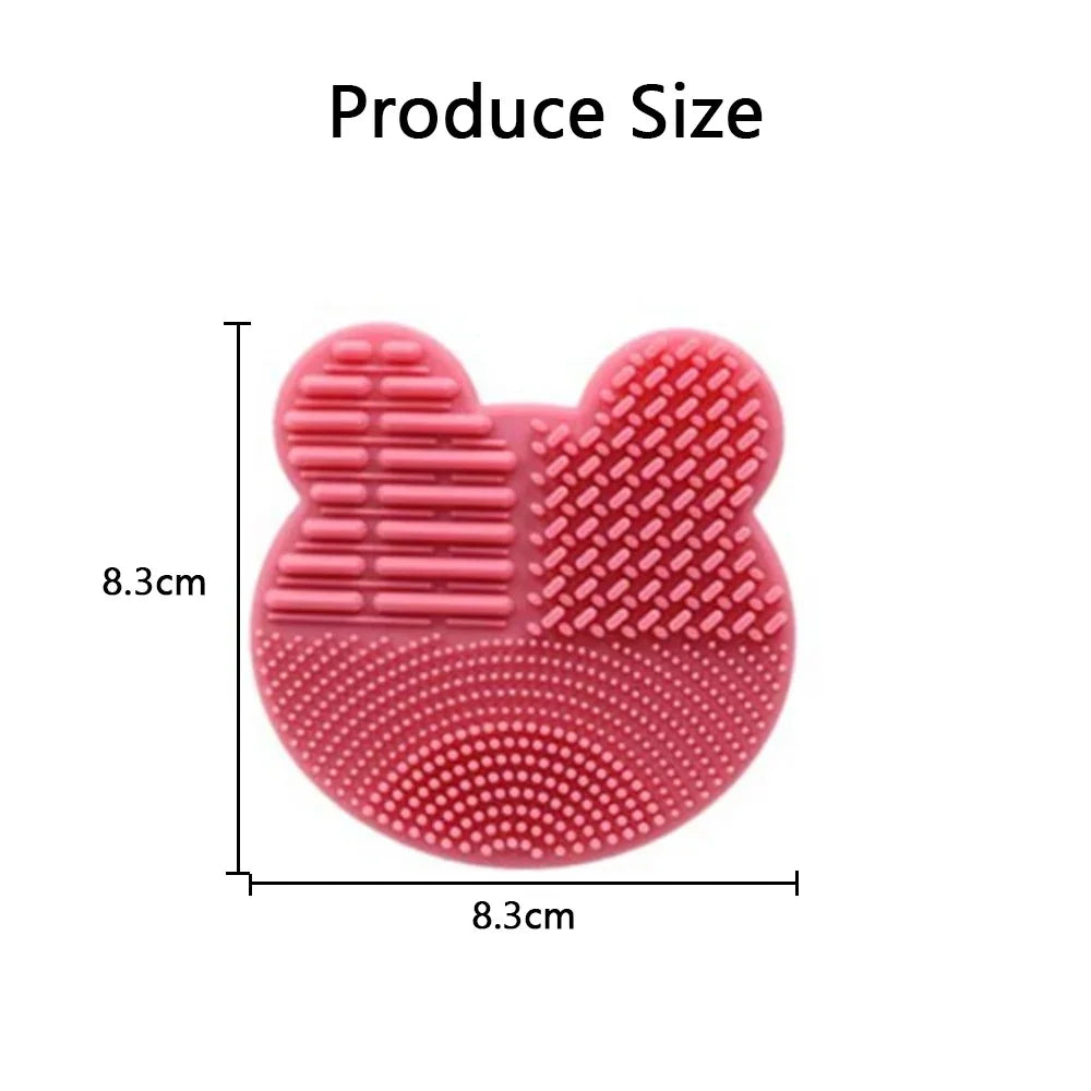 Make Up Brush Cleaner Pad Washing Brush Pad Cleaning Mat Cosmetic Brush Cleaner Universal Make Up Tools Scrubber Board Pad