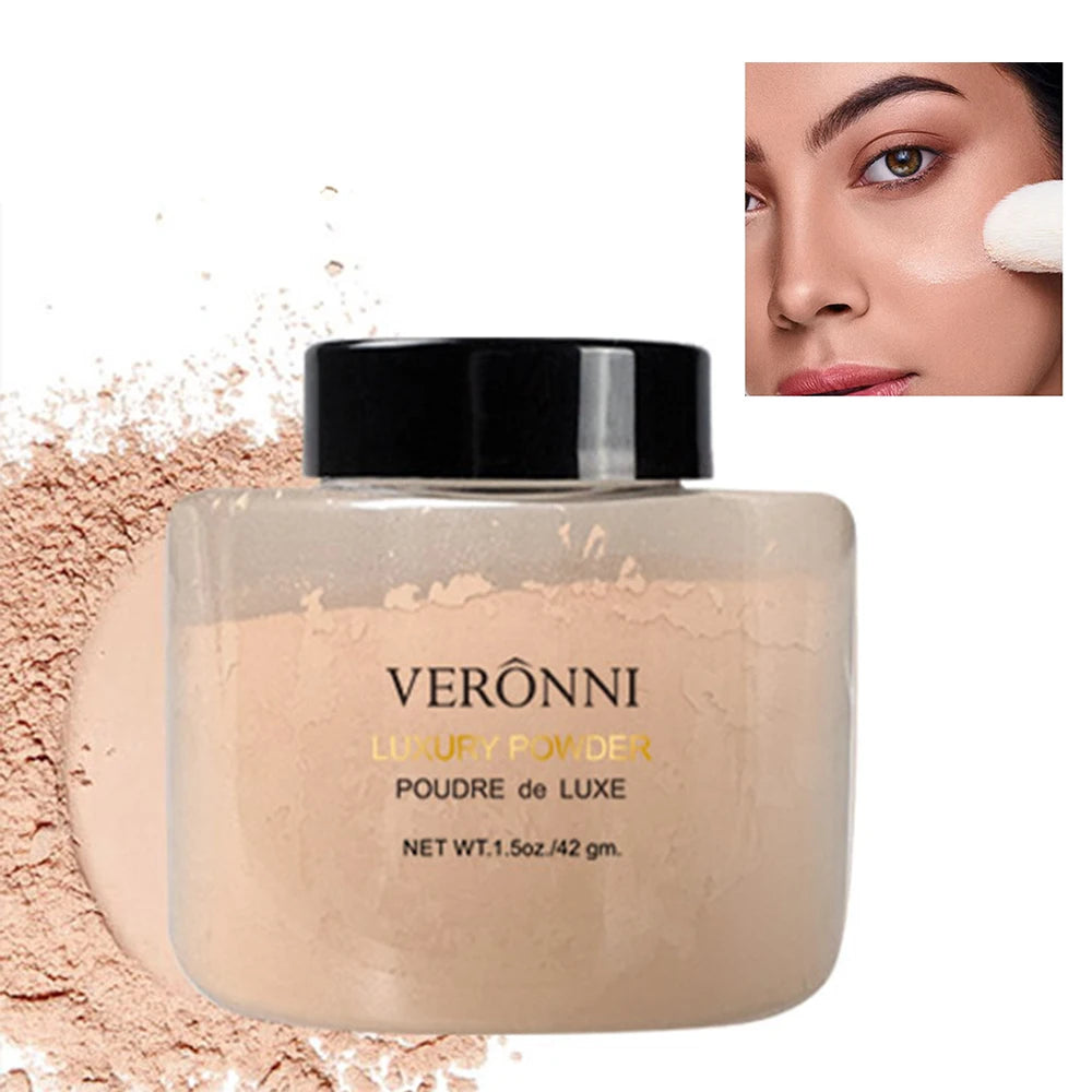Banana Luxury Powder for Women Face Foundation Banana Powder Bottles Loose Powder Authentic Oil-Control Beauty Make Up Art Tools