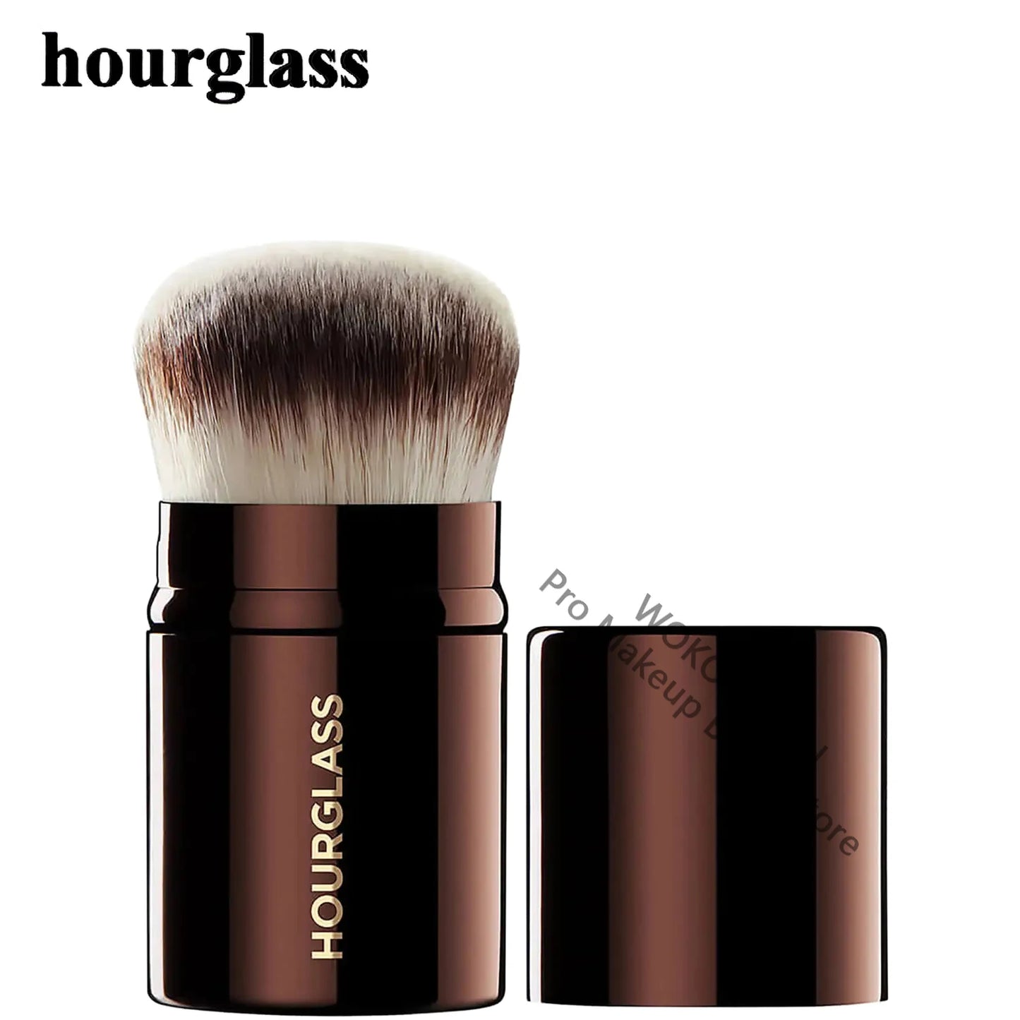 Hourglass Makeup BrushesRetractable Kabuki Brush Face Contour Foundation Buffing Brush Travel Foundation Brush with Box