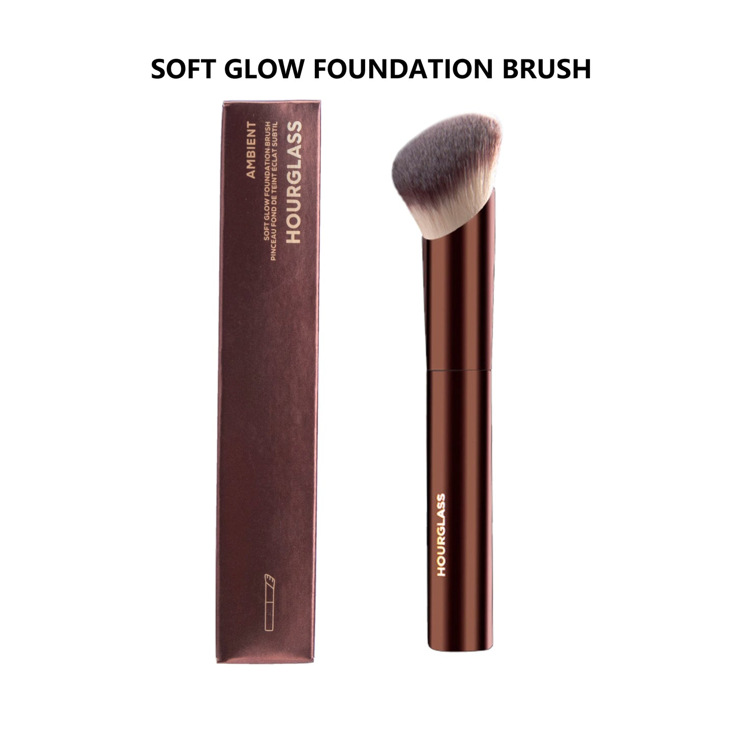 Hourglass Makeup BrushesRetractable Kabuki Brush Face Contour Foundation Buffing Brush Travel Foundation Brush with Box