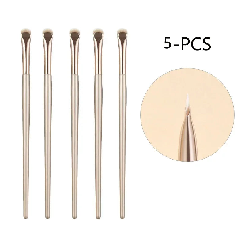 Upgrade Blade Eyeliner Brush Ultra Thin Fine Angle Flat Eyebrow Brush Under The Eye Makeup Brushes Precise Detail Brush white