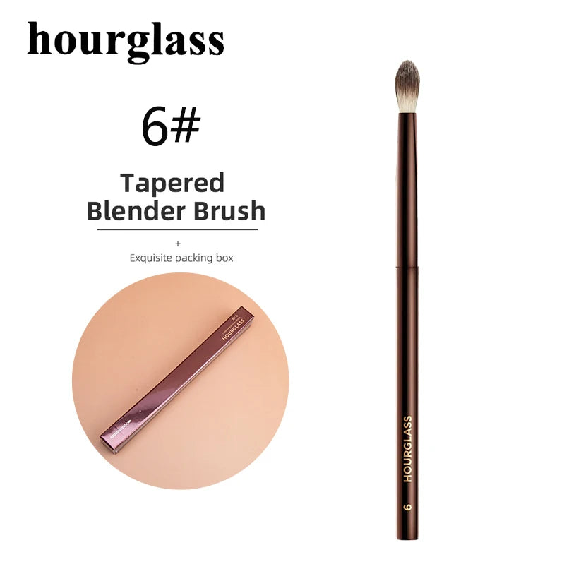 Hourglass Makeup BrushesRetractable Kabuki Brush Face Contour Foundation Buffing Brush Travel Foundation Brush with Box