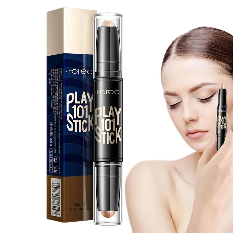 Double-Ended Contour Sticks Concealer Pen Face Make Up Waterproof Contouring Foundation Contour Makeup Concealer Stick Pencil