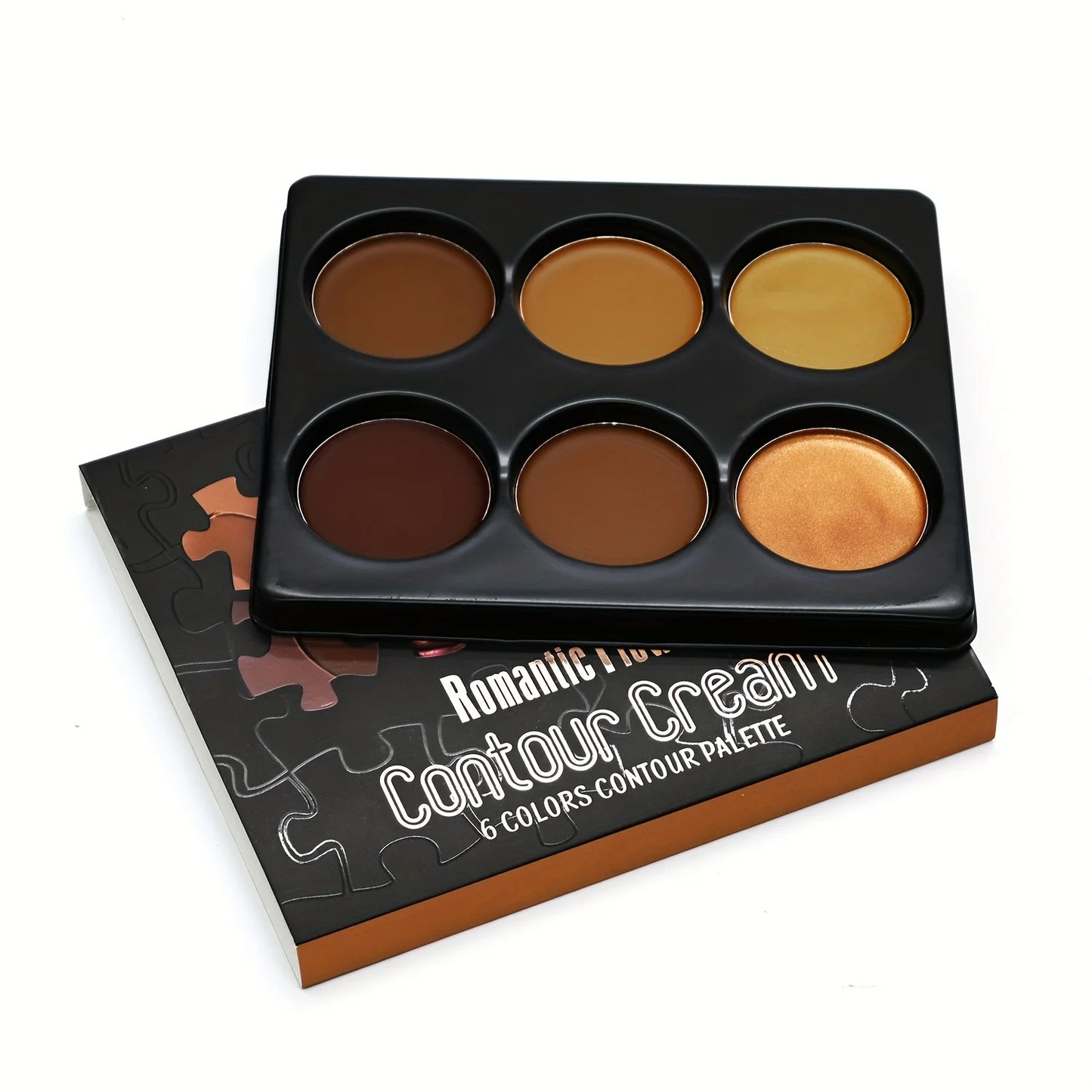 6-color Contour Cream Palette, Long-lasting Concealer Foundation, Coverage For Blemishes, Creates Perfect Natural Glow 3D Look