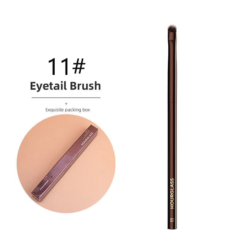 Hourglass Makeup BrushesRetractable Kabuki Brush Face Contour Foundation Buffing Brush Travel Foundation Brush with Box