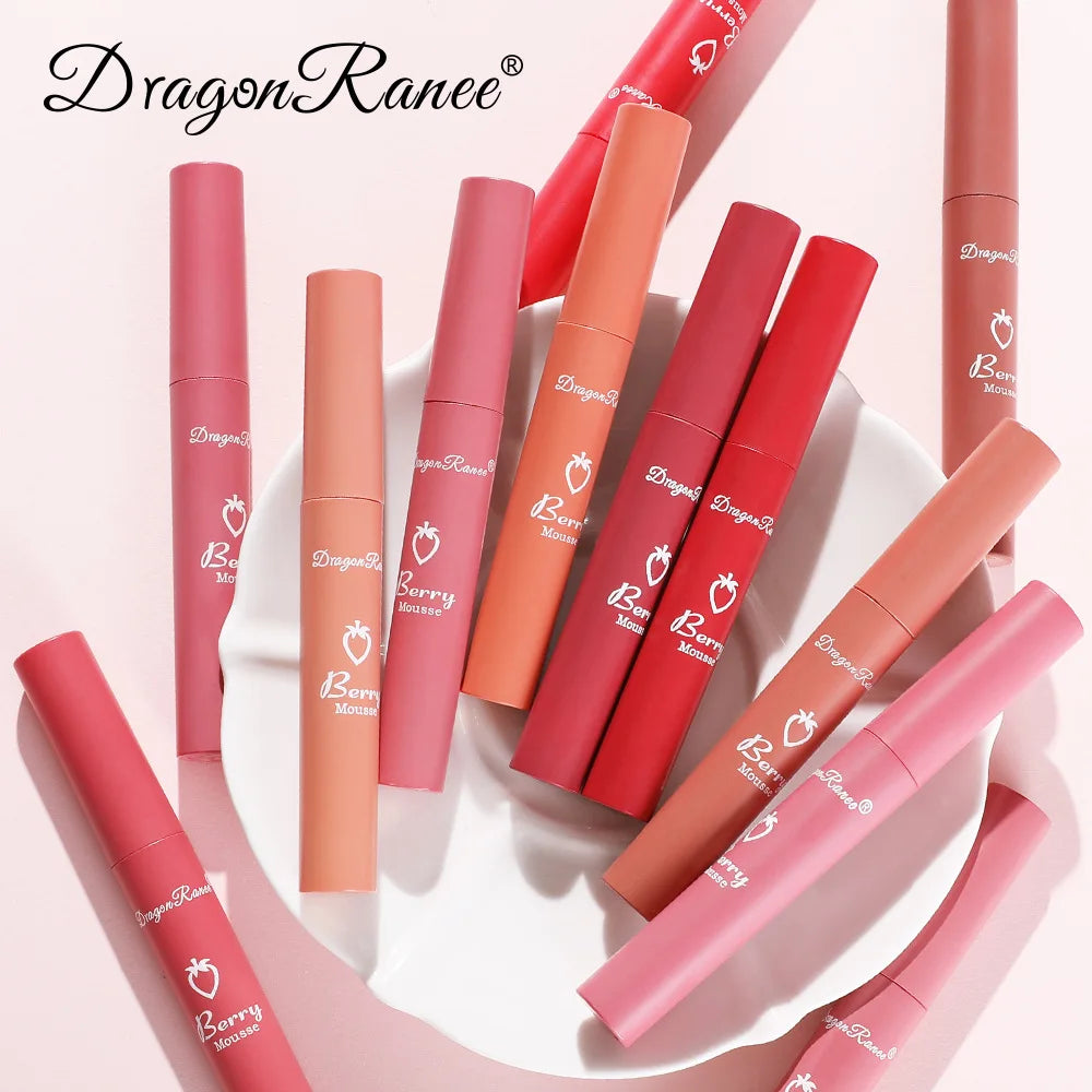 Nude Lip Gloss Matte Velvet Liquid Lipstick Waterproof Sexy Long Lasting Non-stick Cup Nude Red Make-up for Women Korea Cosmetic