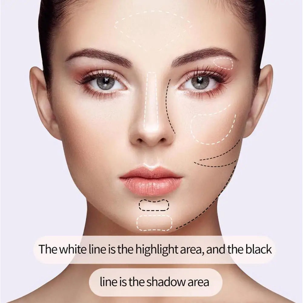 Double-Ended Contour Sticks Concealer Pen Face Make Up Waterproof Contouring Foundation Contour Makeup Concealer Stick Pencil