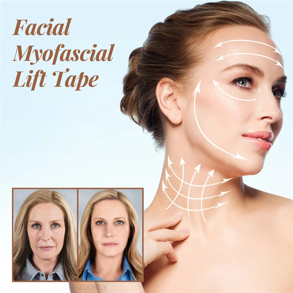 Face Lift Band Face Anti-sagging Lift Remove Eye Wrinkles V-shaped Face Breathable Lifting Face Paste Reusable Face Lift Tape