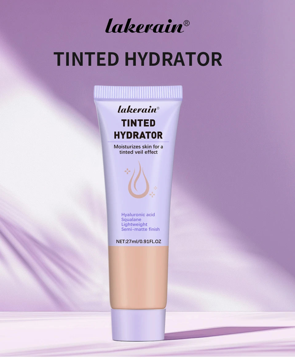 Strong Coverage Tinted Hydrator Make-up For Women Even Skin Tone Semi-matte Finish Natural Moisturizes The Skin Healthy Cosmetic