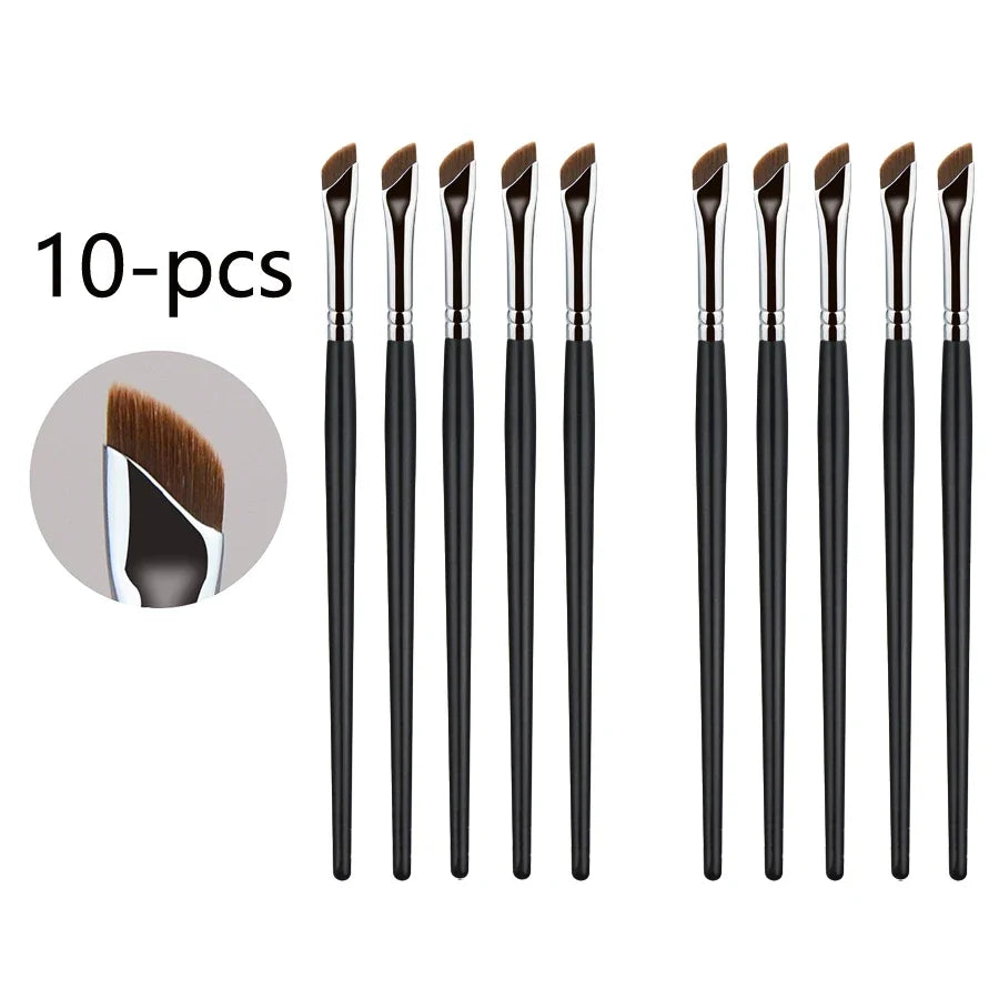 Upgrade Blade Eyeliner Brush Ultra Thin Fine Angle Flat Eyebrow Brush Under The Eye Makeup Brushes Precise Detail Brush white