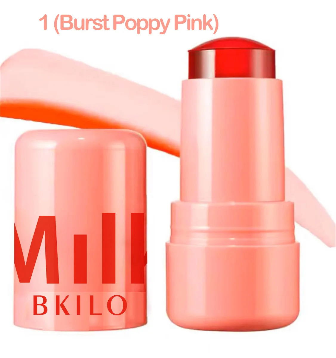 3-in-1 Milk Jelly Tint Facial Blusher Wand Moisturized Long Lasting Matte Rouge Cheek Contour Lipstick Sticker Beauty Makeup