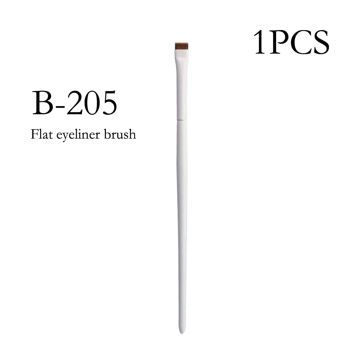 Upgrade Blade Eyeliner Brush Ultra Thin Fine Angle Flat Eyebrow Brush Under The Eye Makeup Brushes Precise Detail Brush white