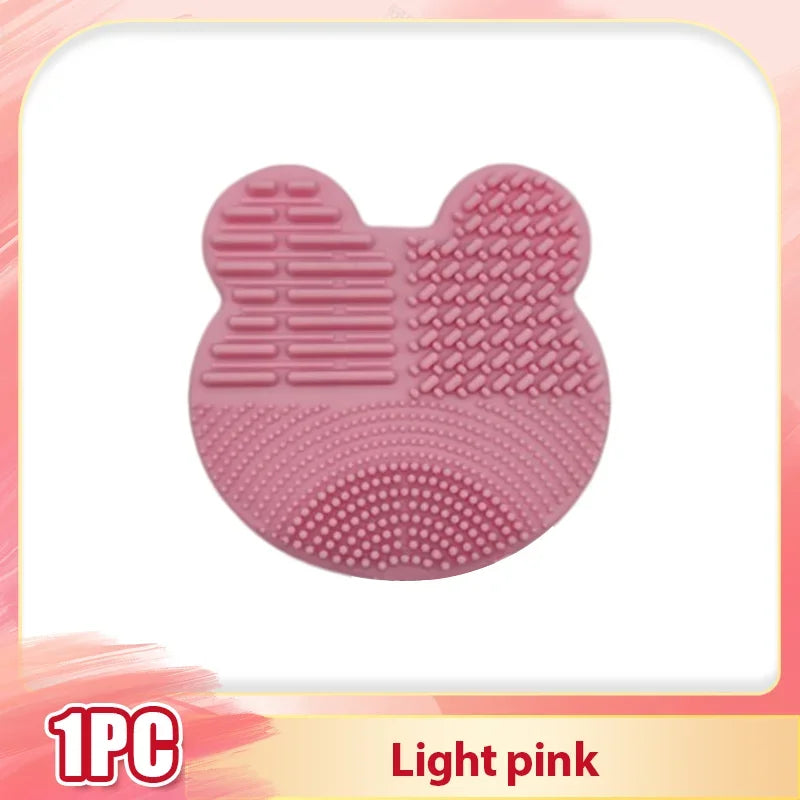 Make Up Brush Cleaner Pad Washing Brush Pad Cleaning Mat Cosmetic Brush Cleaner Universal Make Up Tools Scrubber Board Pad