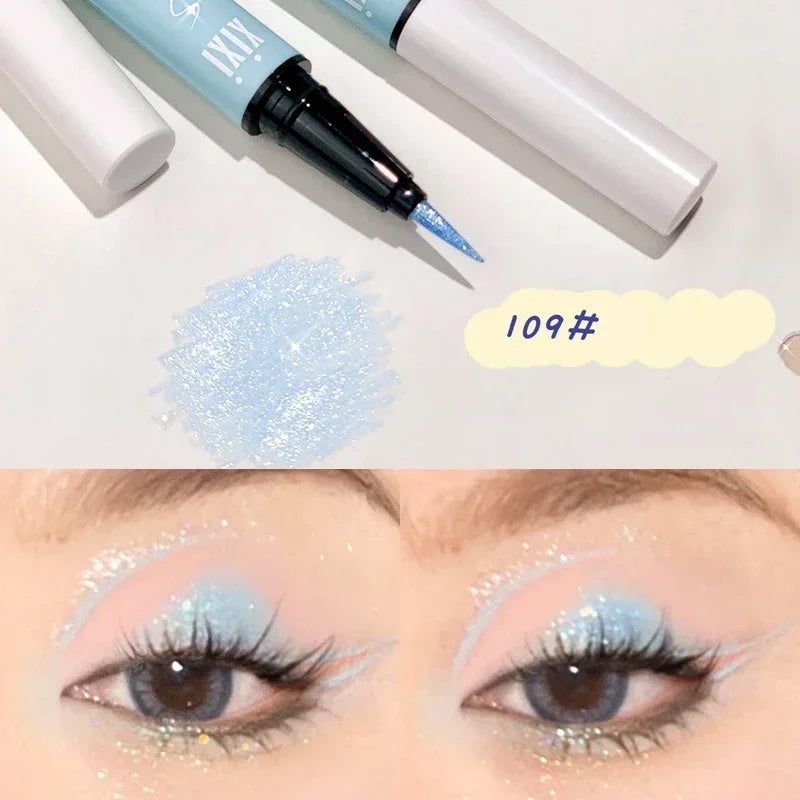 Waterproof Eyeliner Pencils Professional Fast Dry Smooth Eyes Brown Black Color Pigments Liquid Eye Liner Pen Make Up Tools